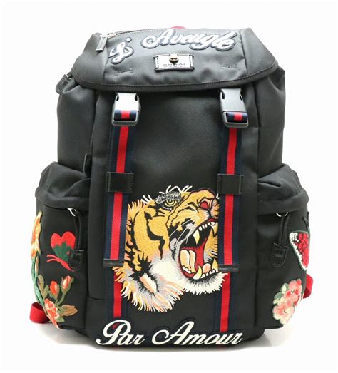 gucci backpack with tiger